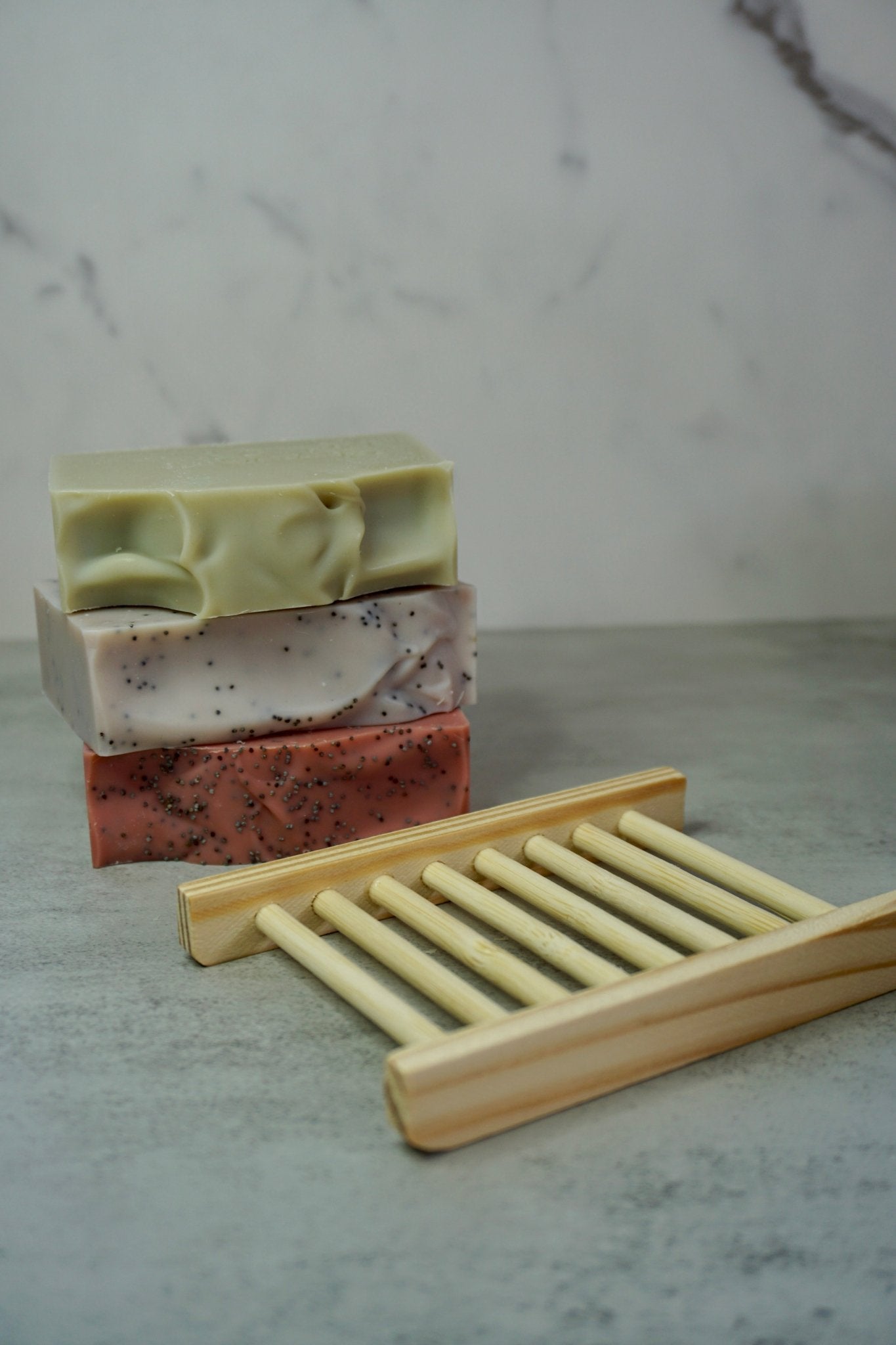 Bamboo Soap Dish - Cloud Mango