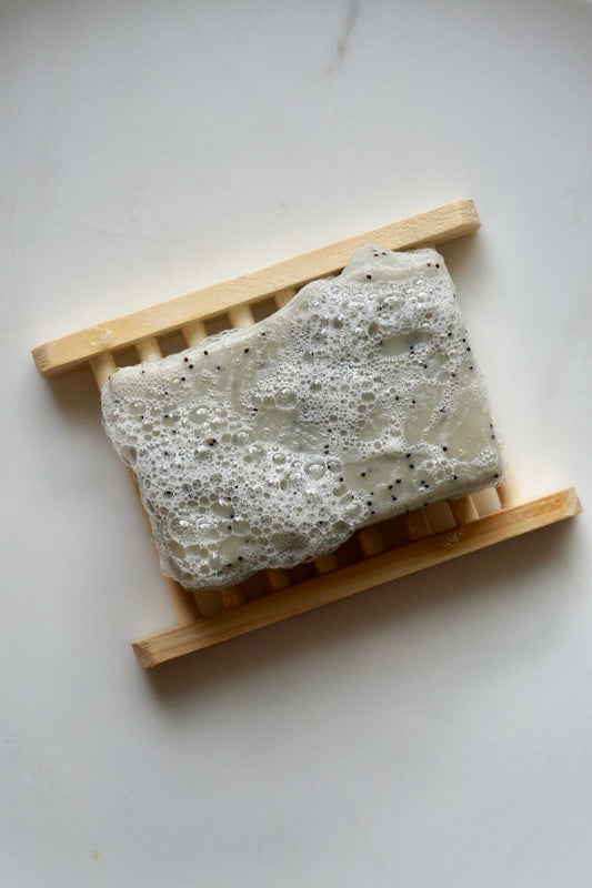 COMING SOON - Peppermint Poppy - Natural Vegan Handmade Soap Bar - Cloud Mango