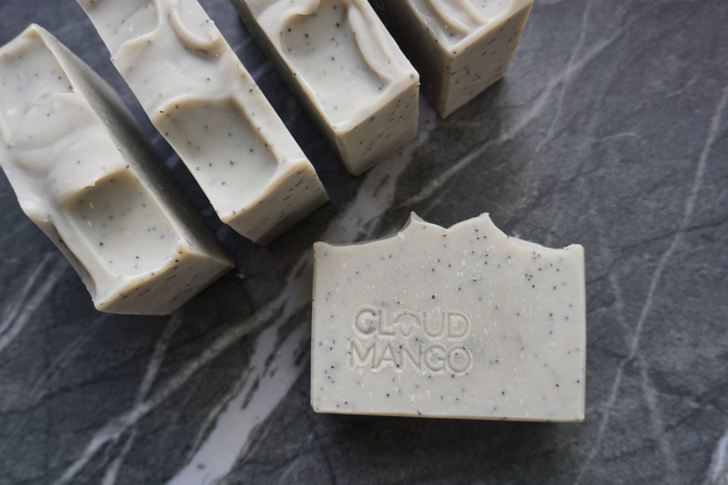 Peppermint Poppy - Natural Vegan Handmade Soap Bar - Cloud Mango ®