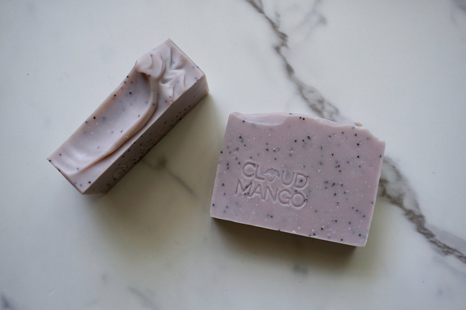 Lavender Poppy - Natural Vegan Handmade Soap Bar - Cloud Mango ®
