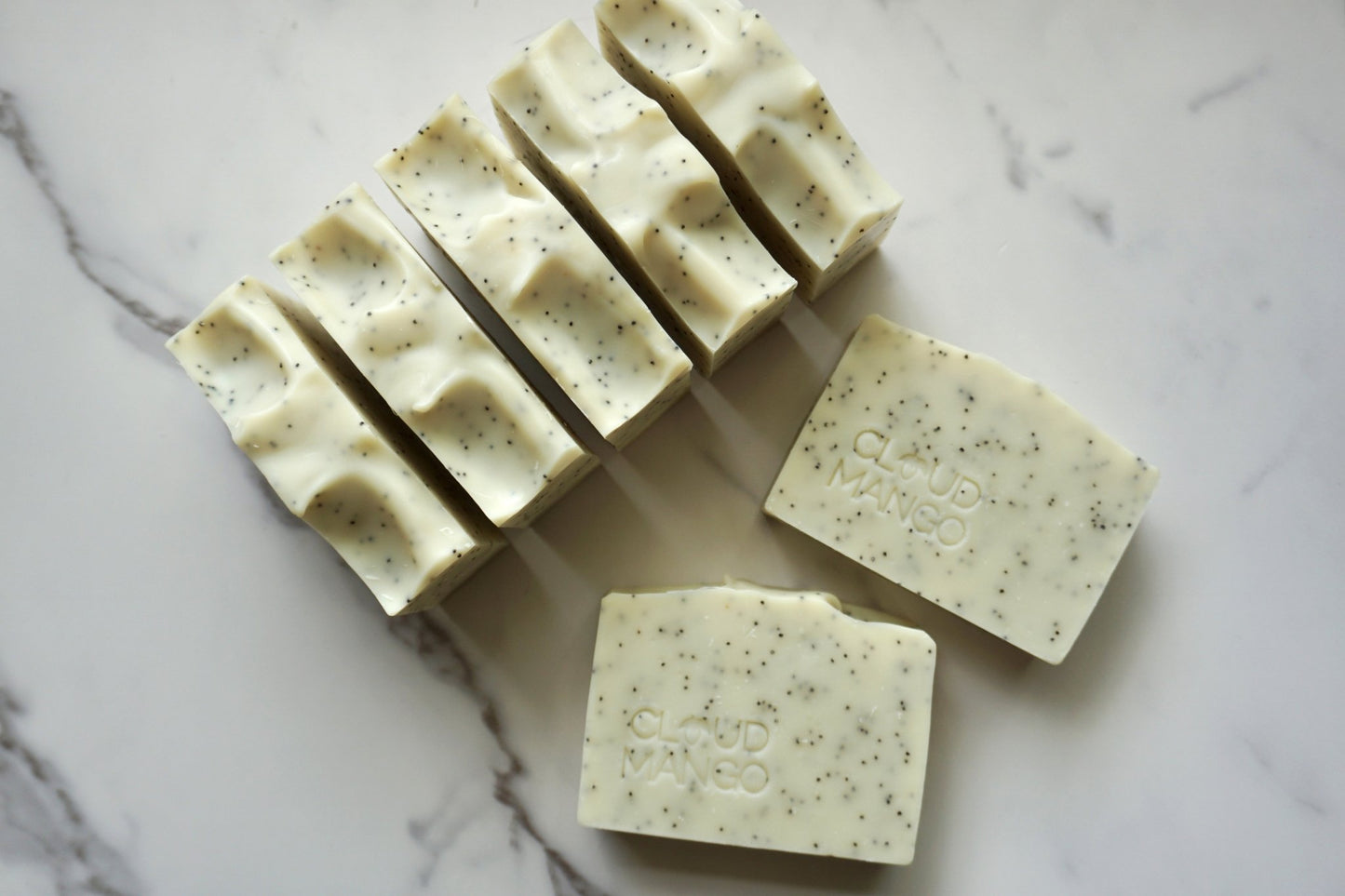 Lemongrass & Poppy - Natural Vegan Handmade Soap Bar - Cloud Mango ®