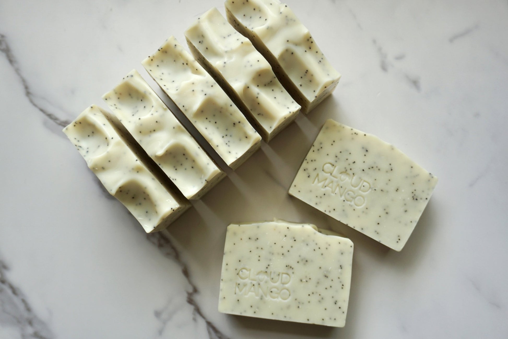 Lemongrass & Poppy - Natural Vegan Handmade Soap Bar - Cloud Mango ®