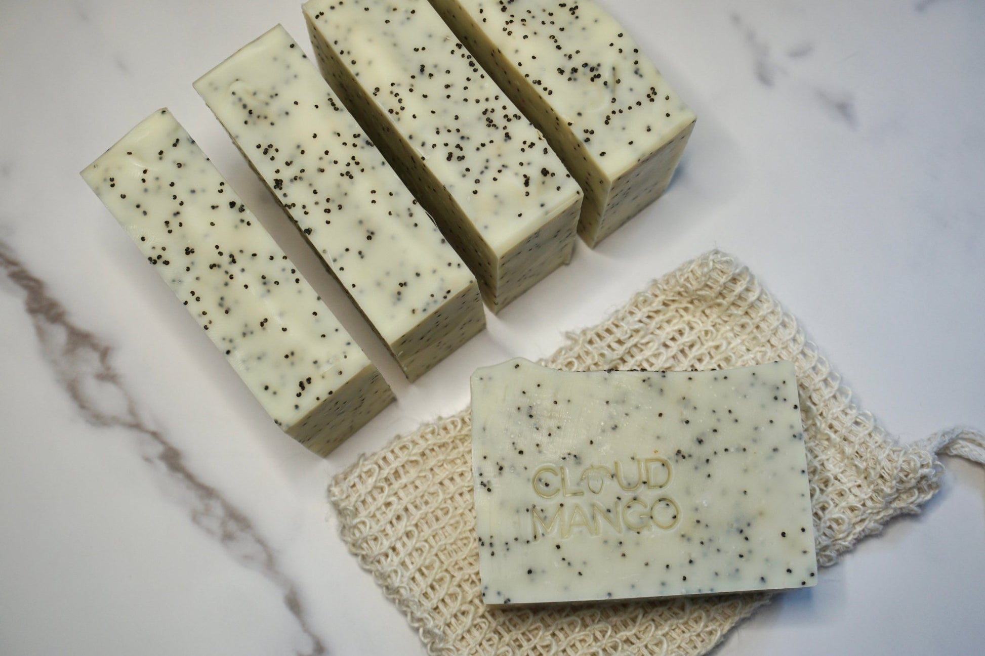 Lemongrass & Poppy - Natural Vegan Handmade Soap Bar - Cloud Mango