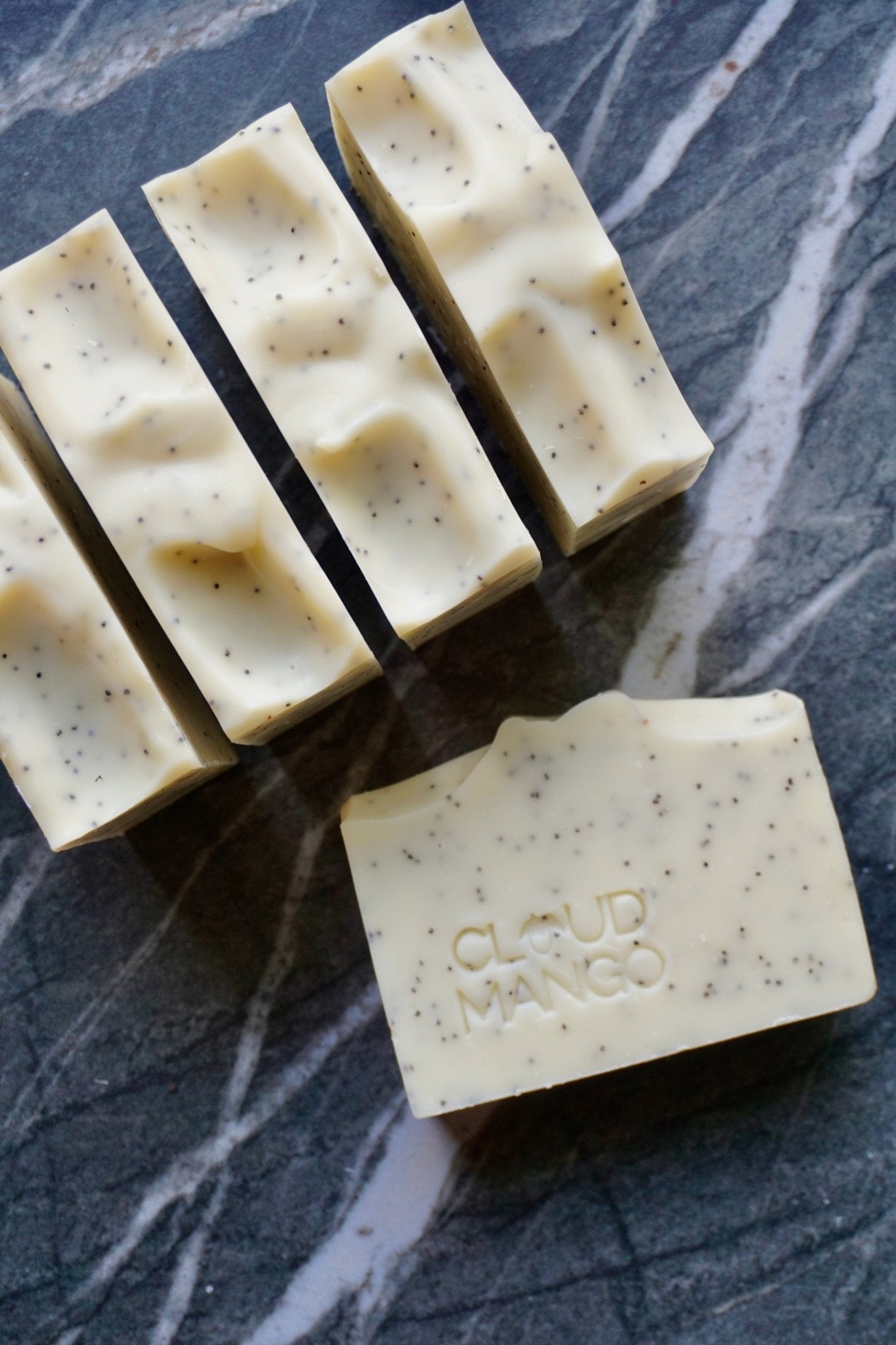 Lemongrass & Poppy - Natural Vegan Handmade Soap Bar - Cloud Mango ®