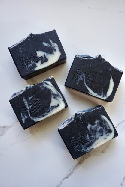 Mint Charcoal - Natural Vegan Handmade Soap Bar - Cloud Mango ®