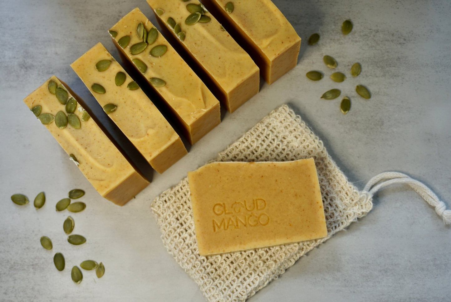 Pumpkin & Turmeric - Natural Vegan Handmade Soap Bar - Cloud Mango